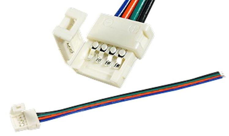 Коннектор-соединение для светодиодной ленты. (Универсальная позиция)
