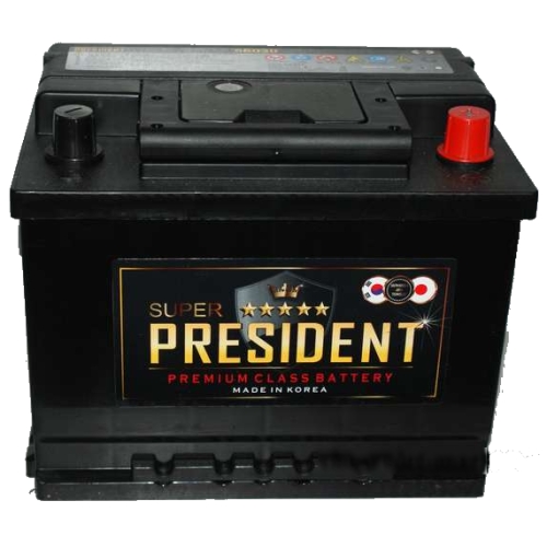 Аккумулятор 44 "SUPER President" Asia обратная полярность