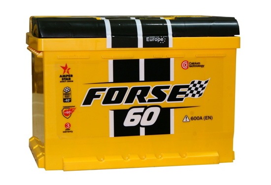 Аккумулятор 60 "Forse" обратная полярность