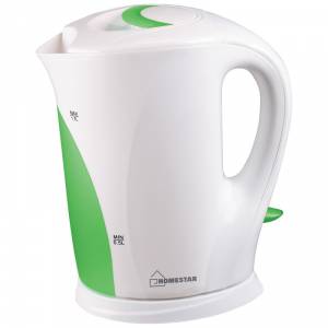 Электрический чайник "HomeStar HS-1004" 1,7л бело-зеленый