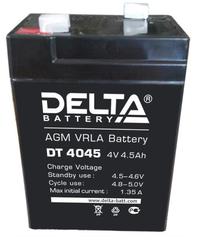 Аккумуляторная батарея 4в 4,5Ач 70х47х105мм Delta DT4045