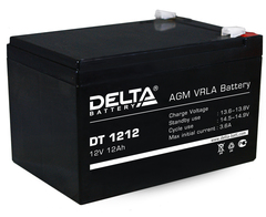 Аккумуляторная батарея 12в 18Ач 181х76х168мм Delta DT1218