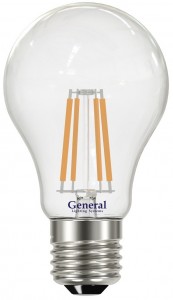 Лампа светодиодная General - E27 / A60 / 10 Вт / 220 Вольт / 4500К