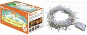 Гирлянда-нить SQ0361-0008 100LED, белый, 5м, 8 режимов, 4W, прозр. провод IP20 TDM