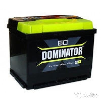 Аккумулятор  75 "DOMINATOR" прямая полярность