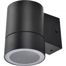 Светильник для ЖКХ ECOLA Цилиндр для одной лампы GX-53 / Черный