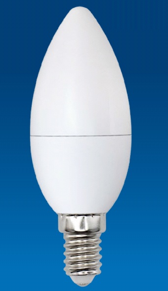 Лампа светодиодная VOLPE - E14 / Свеча/ 6 Вт / 220 Вольт / 4500К