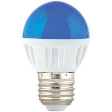Лампа светодиодная ECOLA - E27 / G45 / 2.6 Вт / 220 Вольт / Синий